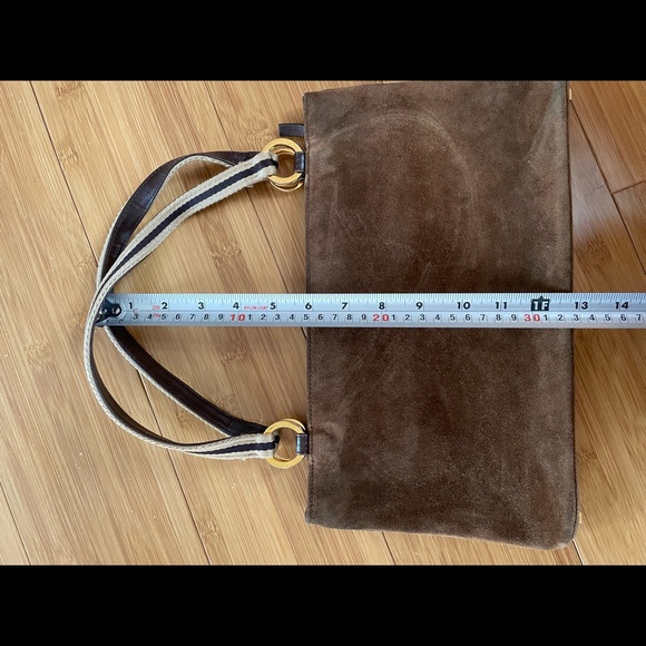 Vintage Kate Spade handbag. Brown suede. - Picture 4 of 12